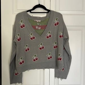 Altar’d State Cherry Sweater
